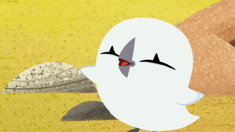 puffin #rock #puffinrock  #happy #puffling #baba #excited GIF by Puffin Rock