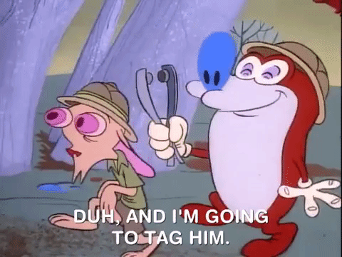 ren and stimpy nicksplat GIF