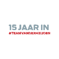 Van Der Heijden Jubileum Sticker by Van der Heijden Bouwen kan anders