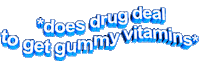 drugs vitamins Sticker by AnimatedText