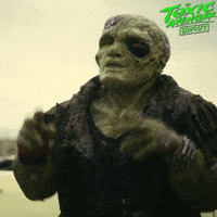 Toxic Avenger Air Quotes GIF by Signature Entertainment