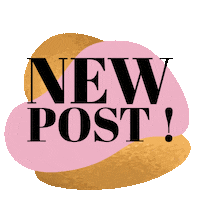 CreativPanda new pink new post gold Sticker