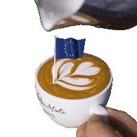 Coffee Time Europe Sticker by Dritan Alsela Coffee