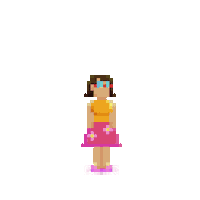 Pixel 8Bit Sticker by Big Up! Hosting