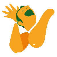 Scheldebrouwerij beer hand head waving Sticker