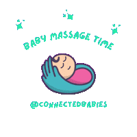 Nurture Babymassage Sticker by Connected Babies