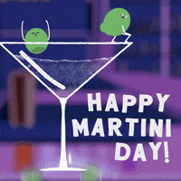 Happy Hour Martini GIF by GIPHY Studios 2021