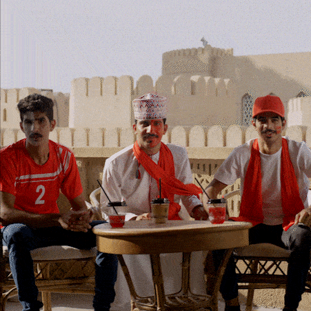 Gathering Fire Up GIF by Vodafone Oman