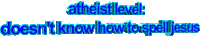 blue Sticker by AnimatedText