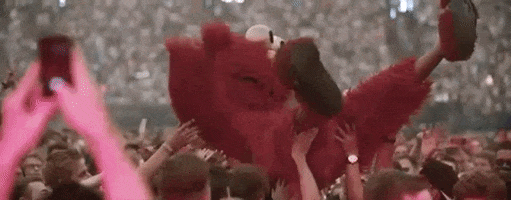 Elmo Crowdsurfing Tomorrowland Unite Hypercat GIF by moestwanted