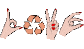 Peace Love Sticker by Thirty Seven Trend