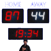 44 Away Sticker