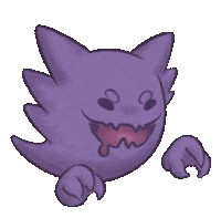 cloudhedd pokemon haunter cute pokemon ghost pokemon Sticker