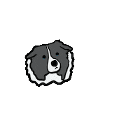 Dogs No Sticker by LeapEarsFurnature