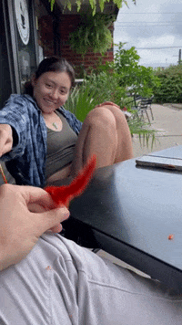 cafeconmigo funny annoying feather conmigo GIF