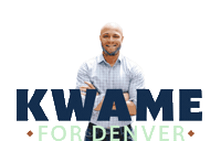 Vote Mayor Sticker by Kwame Spearman for Denver