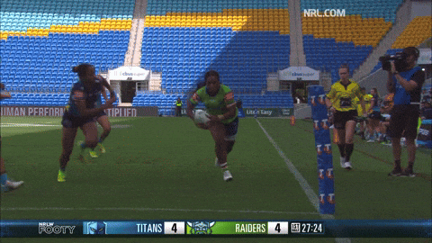 Womens Rugby League Nrl GIF by Canberra Raiders