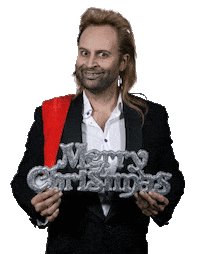 Merry Christmas Smoking Sticker by Berk Music