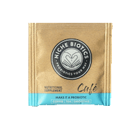 NicheBiotics coffee health smoothie probiotic Sticker