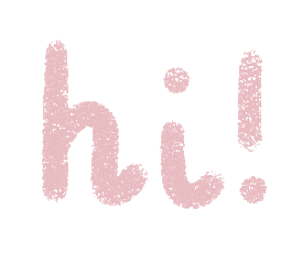 Pink Hello Sticker by Catharina Stewart