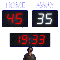 35 Away Sticker