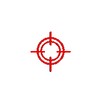 Qdelmago target sniper shooting target acquiring target Sticker