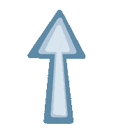 Up Arrow Sticker