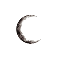 moon watercolor Sticker by the Framehouse