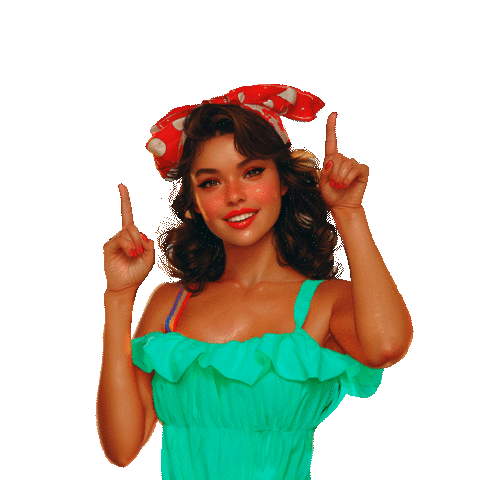 pinupchile girl chica pinup Sticker