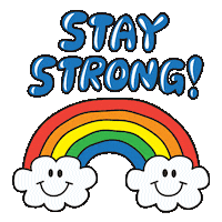 Sticker Stay Strong Sticker by joeyahlbum