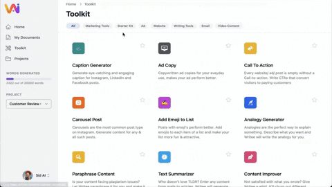 WriteeGiphy giphygifmaker ai assistant ai writer writee ai GIF