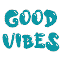 Happy Good Vibes Sticker