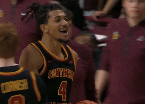 Basketball Hoops GIF by USC Trojans