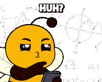 Question Mark What Sticker by Plan Bee Studios