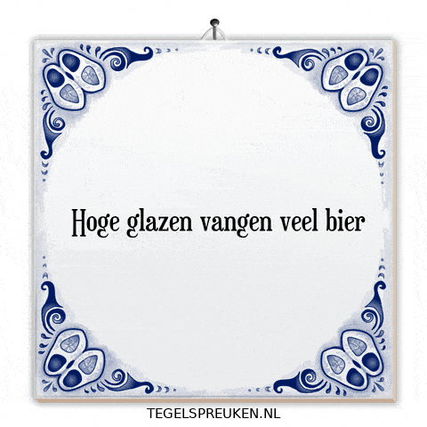 Humor Bier GIF by Tegelspreuken.nl