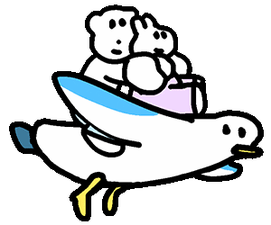 Bird Flying Sticker