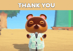 Animal Crossing Thank You GIF