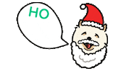 Merry Christmas Cat Sticker by The Woof Agency