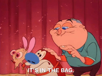 nicksplat ren and timpy GIF