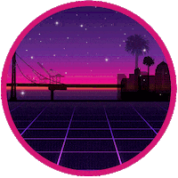 Outrun Bay Area Sticker by AC Transit