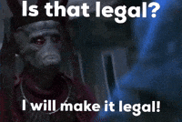 I Will Make It Legal Star Wars GIF