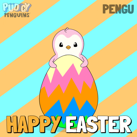 Easter Eggs Penguin GIF by Pudgy Penguins