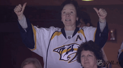 happy ice hockey GIF by NHL