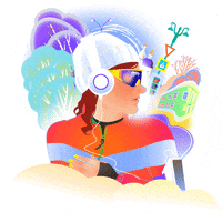 AlexDok art sport girl illustration GIF
