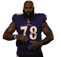 Morgan Moses Football Sticker by Baltimore Ravens