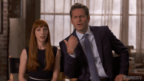 confused peter hermann GIF by YoungerTV