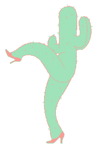 haveavacay cactus vacay high heels paloma Sticker