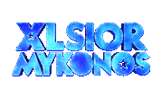 Xlsior Mykonos Sticker by XLSIOR