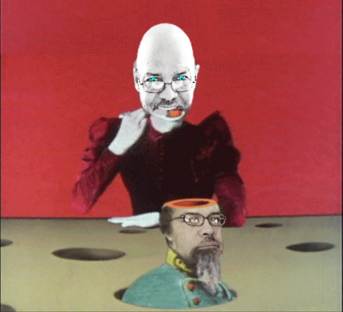 monty python eating GIF