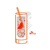 myskmagic_ ahh refreshing waterpurifier skmagic Sticker